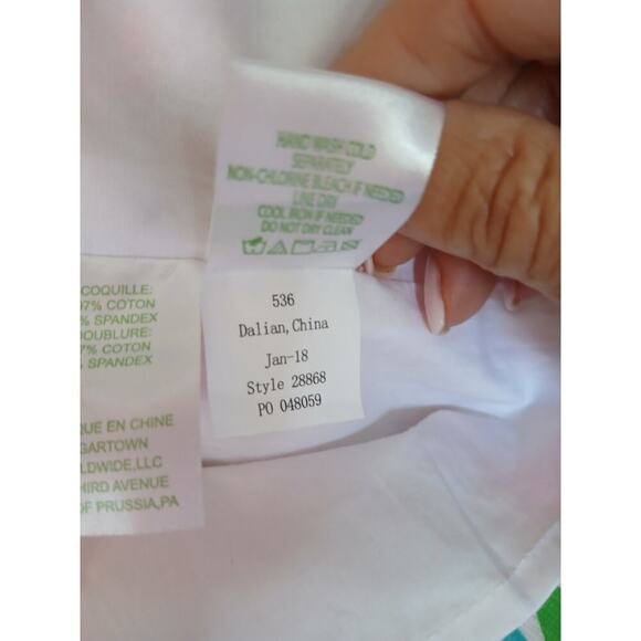 NWT Lilly Pulitzer Shelli sleeveless shift dress 6 back tie Dancing on the Deck - Picture 10 of 10